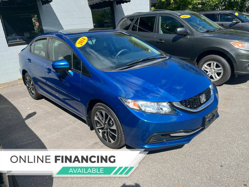 2014 Honda Civic for sale at QUINN'S AUTOMOTIVE in Leominster MA