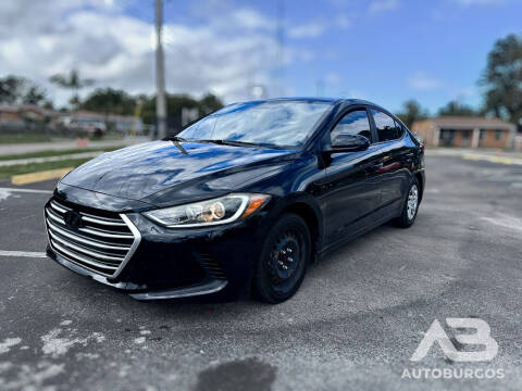 2017 Hyundai Elantra for sale at AUTO BURGOS in Hollywood FL