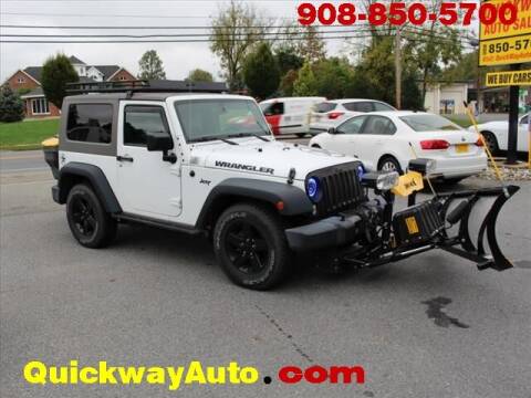 2016 Jeep Wrangler for sale at Quickway Auto Sales in Hackettstown NJ