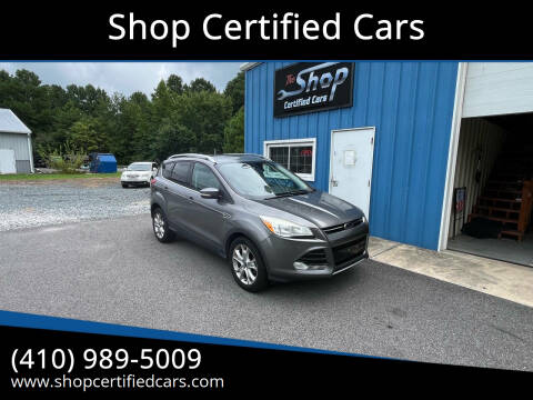 2014 Ford Escape for sale at Shop Certified Cars in Easton MD