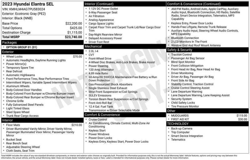 2023 Hyundai Elantra