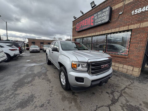 2015 GMC Canyon for sale at Supreme Motor Groups in Detroit MI
