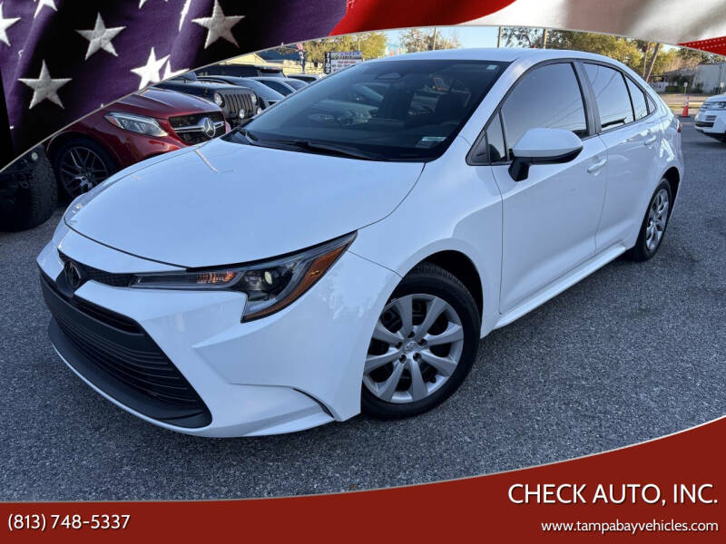 2024 Toyota Corolla for sale at CHECK AUTO, INC. in Tampa FL