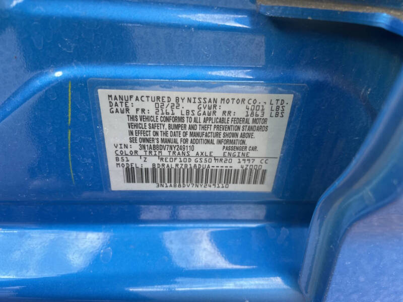 2022 Nissan Sentra SR