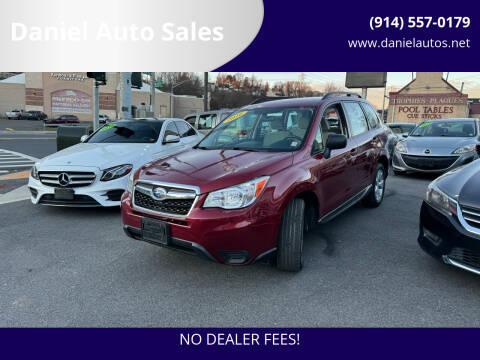 2016 Subaru Forester for sale at Daniel Auto Sales in Yonkers NY