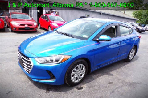 2017 Hyundai Elantra for sale at J & P Auto Mart in Altoona PA