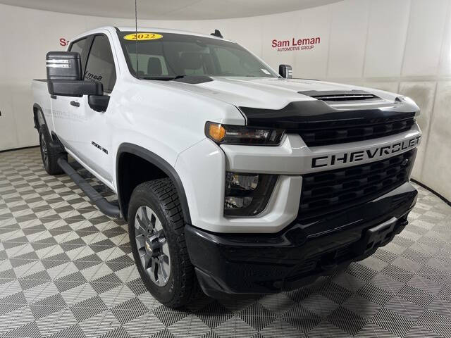 Used 2022 Chevrolet Silverado 2500HD Custom with VIN 1GC4YME78NF210230 for sale in Bloomington, IL