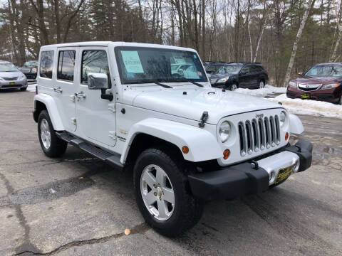 2012 Jeep Wrangler Unlimited for sale at Bladecki Auto LLC in Belmont NH