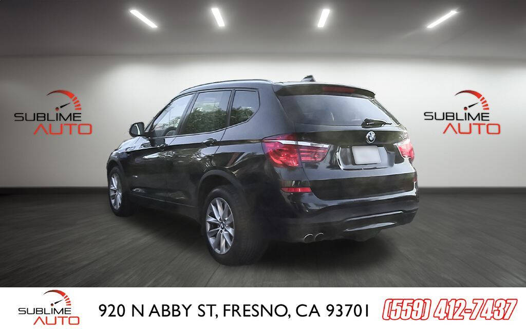 2015 BMW X3 for sale at SUBLIME AUTO in Fresno, CA