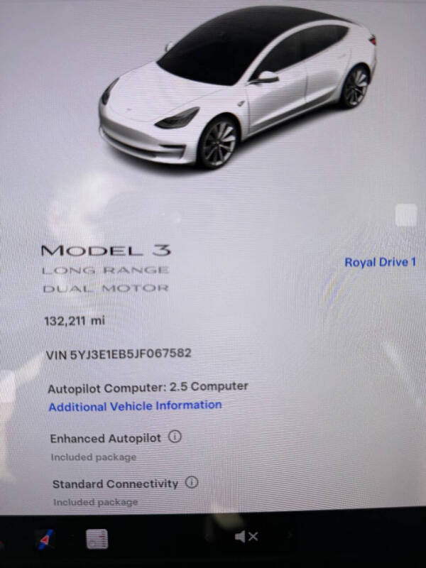 2018 Tesla Model 3 Long Range