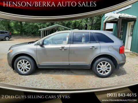2013 Ford Edge for sale at HENSON/BERKA AUTO SALES in Gilmer TX
