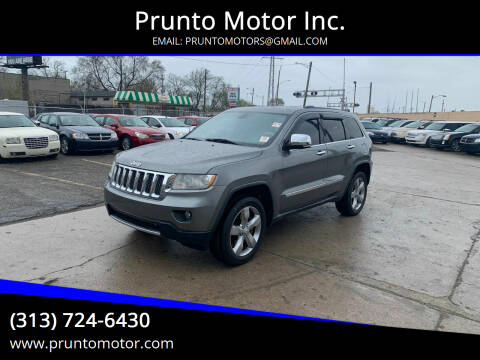 2011 Jeep Grand Cherokee for sale at Prunto Motor Inc. in Dearborn MI