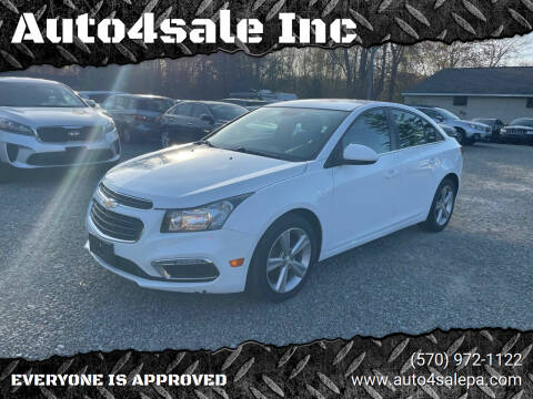 2016 Chevrolet Cruze Limited for sale at Auto4sale Inc in Mount Pocono PA