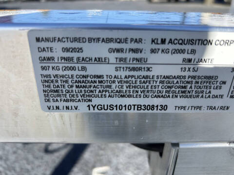 2026 Aluma 10’ Utility Trailer With Sides