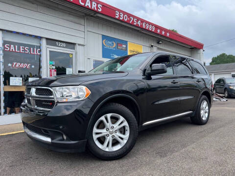 2013 Dodge Durango for sale at MISSION AUTO SALES, LLC in Canton OH