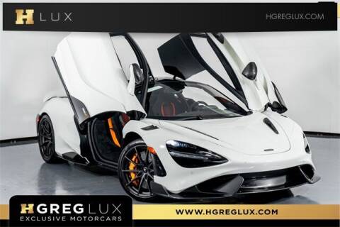 2021 McLaren 765LT for sale at HGREG LUX EXCLUSIVE MOTORCARS in Pompano Beach FL