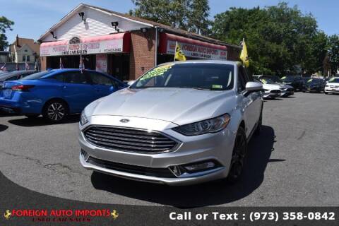 2018 Ford Fusion for sale at www.onlycarsnj.net in Irvington NJ