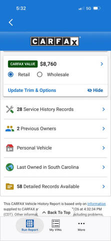 2012 Honda Odyssey EX