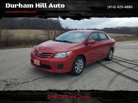 2013 Toyota Corolla for sale at Durham Hill Auto in Muskego WI