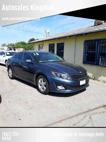 2015 Kia Optima for sale at Autosales Kingdom in Lancaster CA