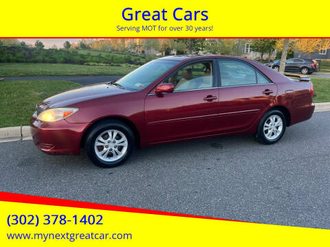 2004 Toyota Camry for sale at Great Cars in Middletown DE