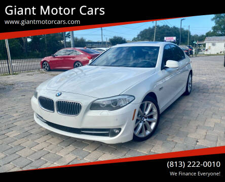 2012 BMW 5 Series for sale at Giant Motor Cars in Tampa FL