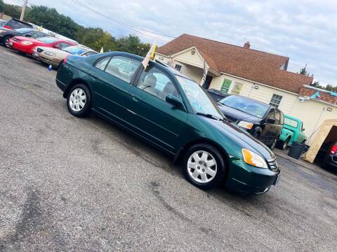 2002 Honda Civic for sale at New Wave Auto of Vineland in Vineland NJ