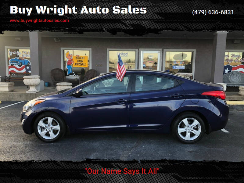 2013 Hyundai Elantra for sale at Buy Wright Auto Sales in Rogers AR