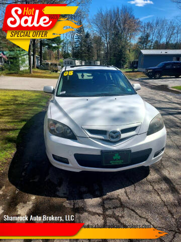 2008 Mazda MAZDA3 for sale at Shamrock Auto Brokers, LLC in Belmont NH