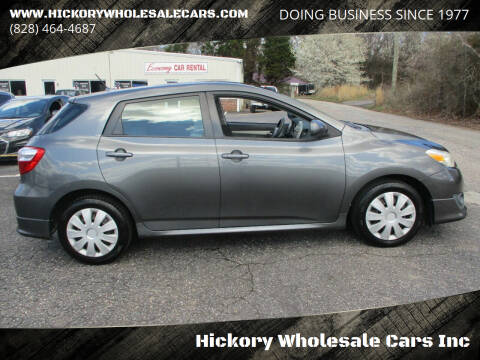 2010 Toyota Matrix for sale at Hickory Wholesale Cars Inc in Newton NC