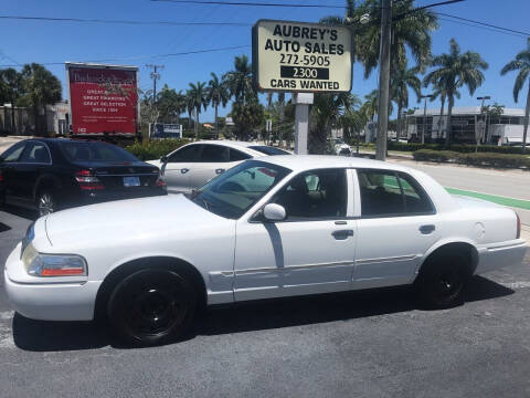 2004 Mercury Grand Marquis for sale at Aubrey's Auto Sales in Delray Beach FL