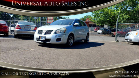 2009 Pontiac Vibe for sale at Universal Auto Sales Inc in Salem OR