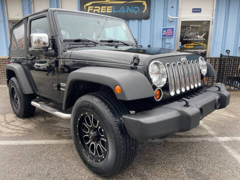 2013 Jeep Wrangler for sale at Freeland LLC in Waukesha WI