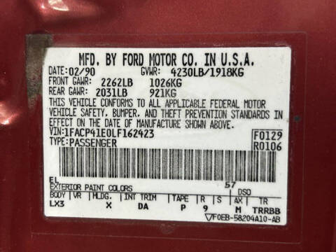 1990 Ford Mustang LX 5.0