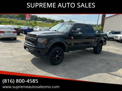 2013 Ford F-150 for sale at SUPREME AUTO SALES in Grandview MO