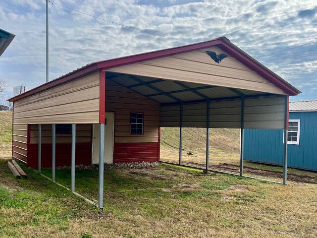 Eagle Carports 20x30x9 Combo Image