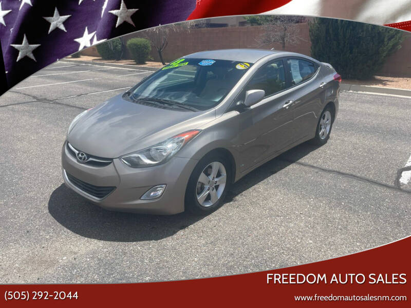 2013 Hyundai Elantra for sale at Freedom Auto Sales in Albuquerque NM