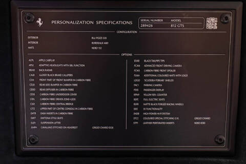 2023 Ferrari 812 GTS
