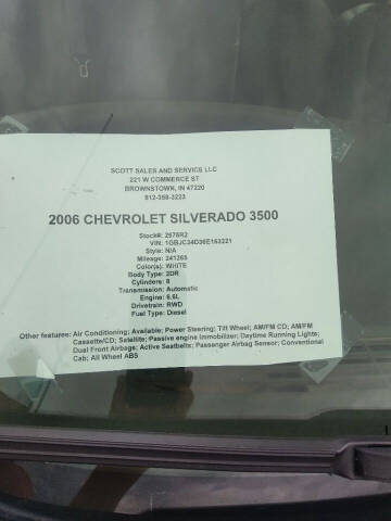 2006 Chevrolet Silverado 3500