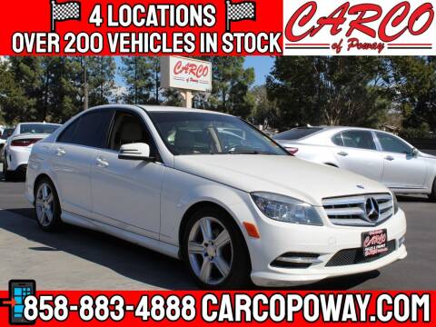 2011 Mercedes-Benz C-Class for sale at CARCO SALES & FINANCE - CARCO OF POWAY in Poway CA