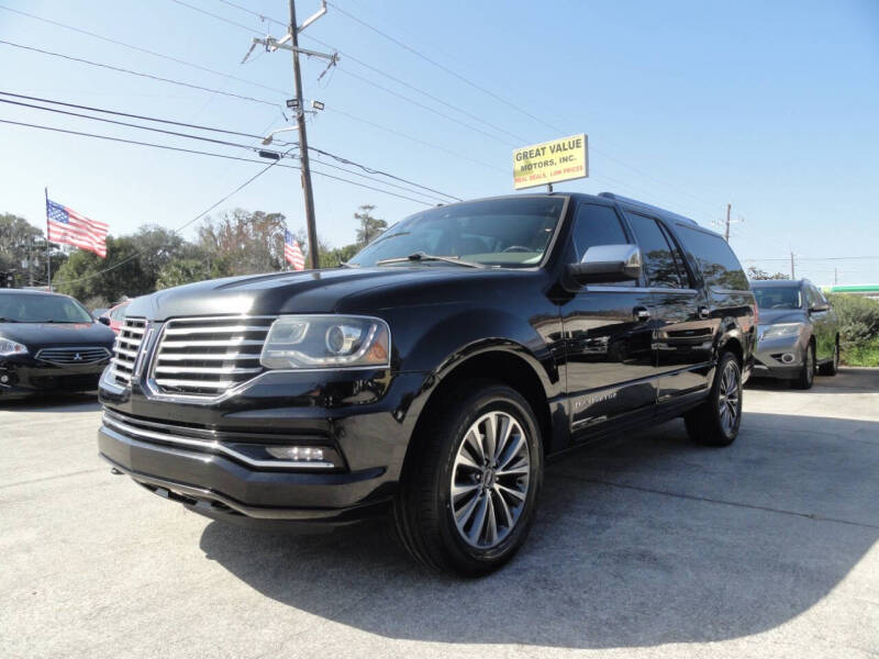 2016 Lincoln Navigator L for sale at GREAT VALUE MOTORS in Jacksonville FL