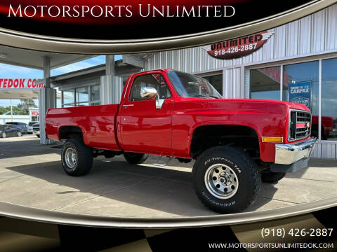 1987 Chevrolet R/V 10 Series for sale at Motorsports Unlimited - Trucks in McAlester OK