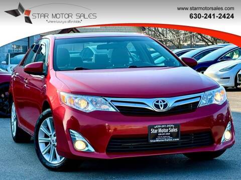 2012 Toyota Camry for sale at Star Motor Sales in Downers Grove IL