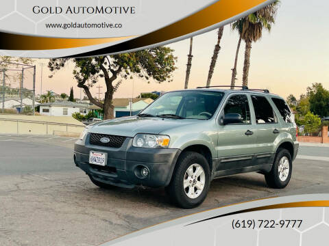 2006 Ford Escape for sale at Gold AutoMotive in San Diego CA