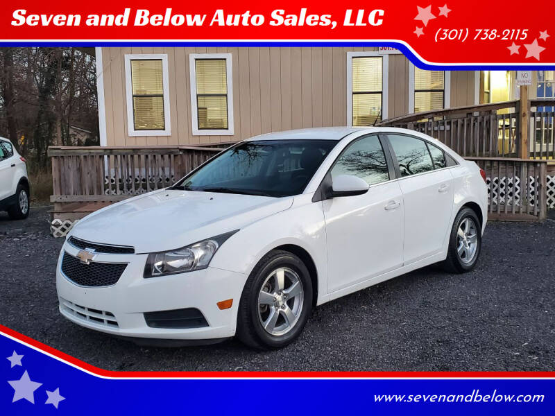 2012 Chevrolet Cruze for sale at Seven and Below Auto Sales, LLC in Rockville MD