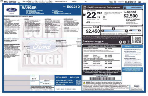 2024 Ford Ranger Lariat