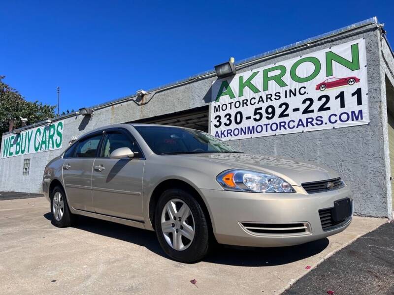 2008 Chevrolet Impala for sale at Akron Motorcars Inc. in Akron OH