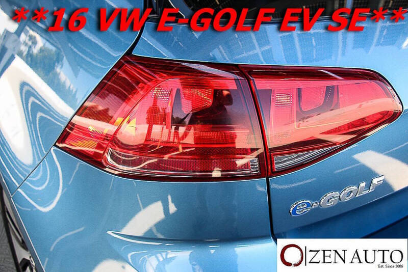 2016 Volkswagen e-Golf SE
