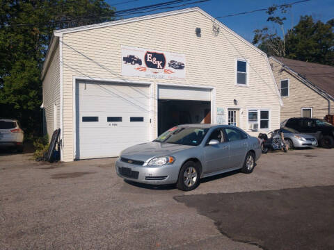 2012 Chevrolet Impala for sale at E & K Automotive in Derry NH