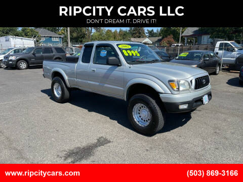 2002 Toyota Tacoma for sale at RIPCITY CARS LLC in Portland OR